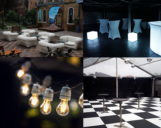 Black and white party -Unico marquees
