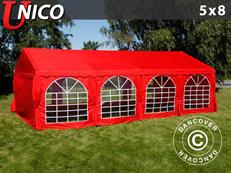 Marquee UNICO 5x8m, Red